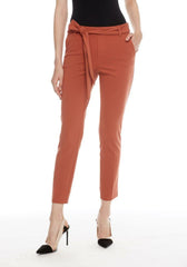 The "Victoria" Belted Trouser - Spice