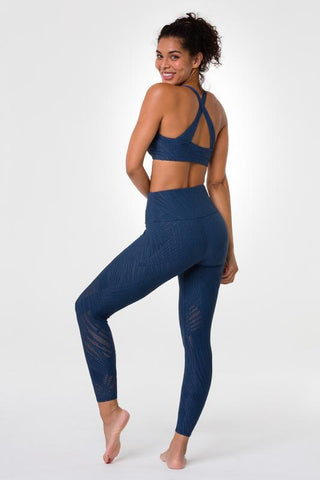 Selenite Midi Legging - Blue