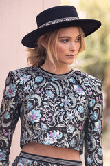 Coachella Felt Boater