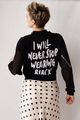 Netting Bomber - "I Will Never Stop Wearing Black"