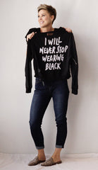 Netting Bomber - "I Will Never Stop Wearing Black"