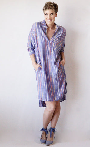 Woven Stripe Dress