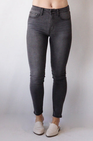 Genoa High Rise Jegging - Grey