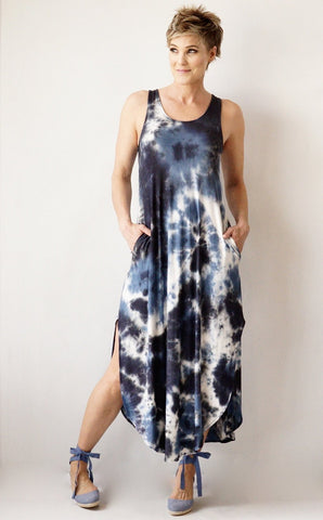 Soft Tie Dye Maxi with Pockets