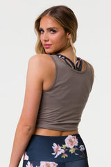 Knot Crop Top - Dust