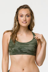 "Chic" Sports Bra - Camo