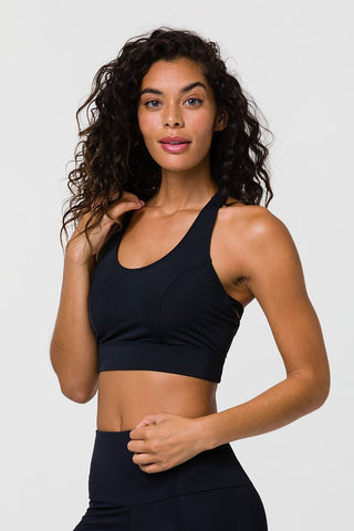 "Warrior" Sports Bra - Black