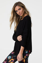 Raglan Pullover - Black