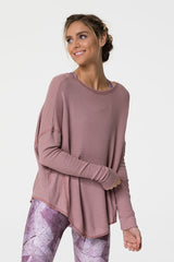 Raglan Pullover - Mauve
