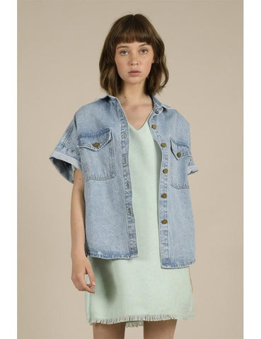 Boyfriend Denim Shirt