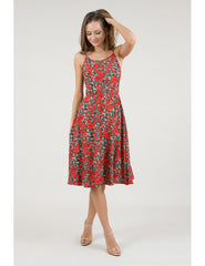 Floral Dress - Poppies