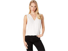 "Don't Cross Me" - Sleeveless Top (Ivory)