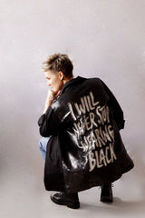 Couture Jacket - "I Will Never Stop Wearing Black"