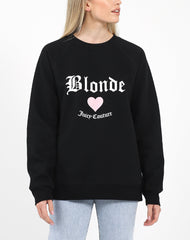 "BLONDE" Juicy Sweater