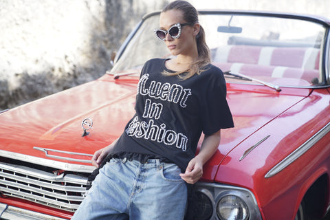 Ruffle Top - "Fluent In Fashion"