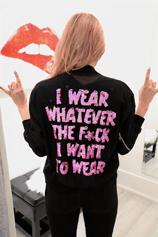 Netting Bomber - "I Wear Whatever The F*ck I Want To Wear"