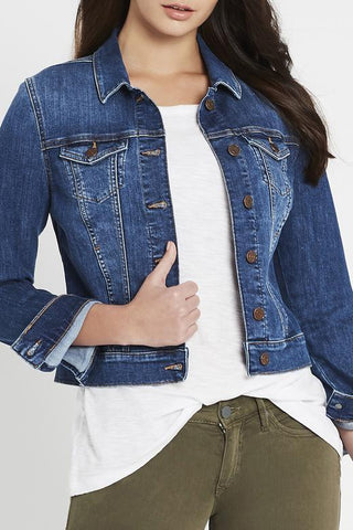 Samantha Mid Shaded - Denim Jacket