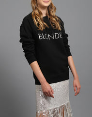 Glitter "BLONDE" Sweatshirt