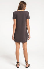 Organic Cotton T Dress - Grey