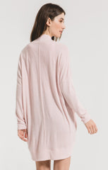 Marled Knit Cardigan - Pale Blush