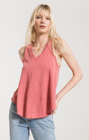 Airy Slub Vagabond - Slate Rose