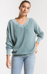 Emilia Thermal Top - Blue