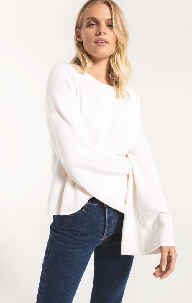 Premium Fleece Flare Sleeve Pullover