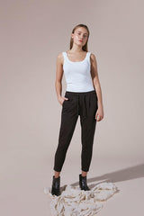 "Kate" Cropped Pant - Black